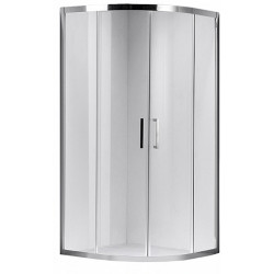 KABINA PRYSZNICOWA PÓŁOKRĄGŁA ZKM-119 CHROM 100x100 CM ZKM-119