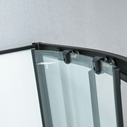 KABINA PRYSZNICOWA PÓŁOKRĄGŁA WSH313B 90x90 CM WSH313B-90