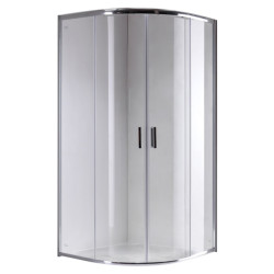 KABINA PRYSZNICOWA PÓŁOKRĄGŁA KZ94B CHROM 90x90 CM KZ94B-90
