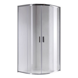 KABINA PRYSZNICOWA PÓŁOKRĄGŁA KZ94A CHROM 80x80 CM KZ94A-80
