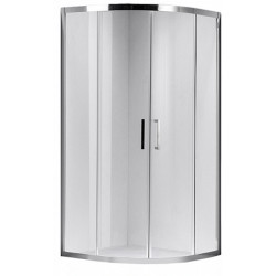 KABINA PRYSZNICOWA PÓŁOKRĄGŁA KZ101A CHROM 80x80 CM KZ101A-80