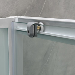 KABINA PRYSZNICOWA PROSTOKĄTNA Z BRODZIKIEM WSH307R PRAWA BIAŁA 120x80 CM WSH307R-120X80