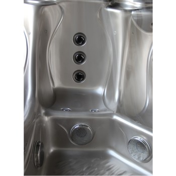 JACUZZI OGRODOWE WANNA SPA704 210x200 CAPPUCCINO OBUDOWA NATURAL