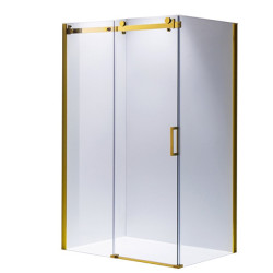 KABINA PRYSZNICOWA PROSTOKĄTNA KZ203B ZŁOTA 110x80 CM KZ203B-GL-110X80