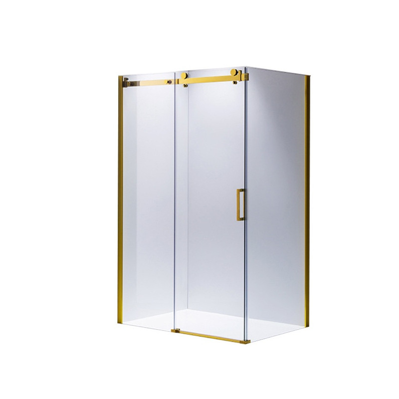 KABINA PRYSZNICOWA PROSTOKĄTNA KZ203B ZŁOTA 110x80 CM KZ203B-GL-110X80