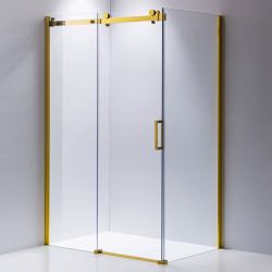 KABINA PRYSZNICOWA PROSTOKĄTNA KZ203B ZŁOTA 110x80 CM KZ203B-GL-110X80