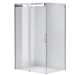 KABINA PRYSZNICOWA PROSTOKĄTNA KZ203A CHROM 100x80 CM KZ203A-100X80
