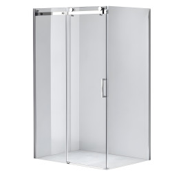 KABINA PRYSZNICOWA PROSTOKĄTNA KZ202C CHROM 120x90 CM KZ202C-120X90