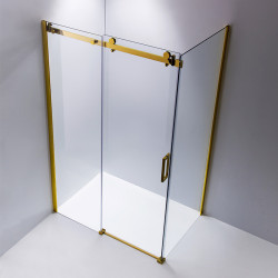 KABINA PRYSZNICOWA PROSTOKĄTNA KZ202B ZŁOTA 110x90 CM KZ202B-GL-110X90