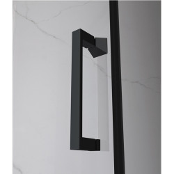 KABINA PRYSZNICOWA PROSTOKĄTNA KZ06D CZARNA 120x80 CM KZ06D-BL-120X80
