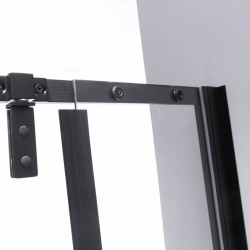 KABINA PRYSZNICOWA PROSTOKĄTNA BS16C CZARNA 120x90 CM BS16C-120X90