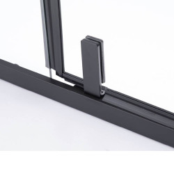 KABINA PRYSZNICOWA PROSTOKĄTNA BS16B CZARNA 110x90 CM BS16B-110X90