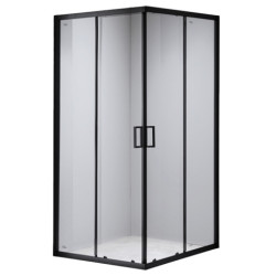 KABINA PRYSZNICOWA KWADRATOWA BL31C CZARNA 100x100 CM BL31C-100