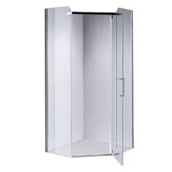 KABINA PRYSZNICOWA PIĘCIOKĄTNA KZ91B CHROM 90x90 CM KZ91B-90