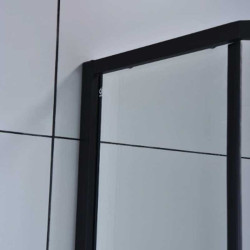 KABINA PRYSZNICOWA PIĘCIOKĄTNA KZ4026B CZARNA 90x90 CM KZ4026B-BL-90