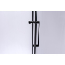 KABINA PRYSZNICOWA PIĘCIOKĄTNA BS06C CZARNA 100x100 CM BS06C-100