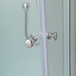 KABINA PRYSZNICOWA KWADRATOWA Z BRODZIKIEM WSH308 CHROM 90x90 CM WSH308-MAT-90