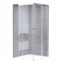 KABINA PRYSZNICOWA KWADRATOWA KZ90B CHROM 90x90 CM KZ90B-90