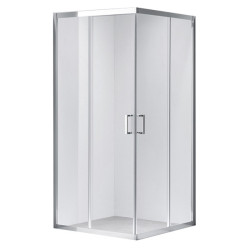 KABINA PRYSZNICOWA KWADRATOWA KZ102B CHROM 90x90 CM KZ102B-90