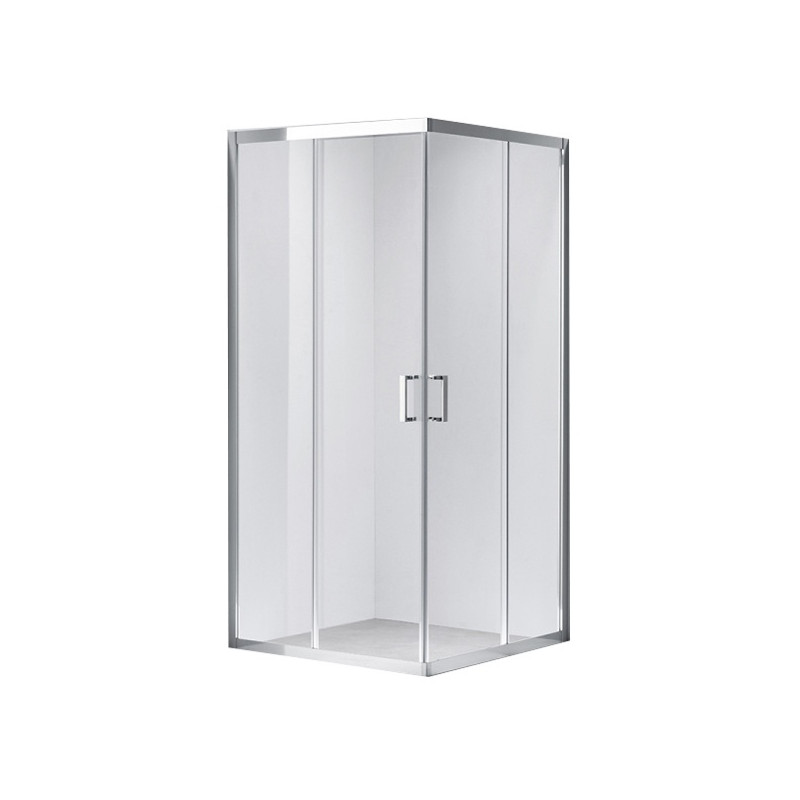 KABINA PRYSZNICOWA KWADRATOWA KZ102B CHROM 90x90 CM KZ102B-90