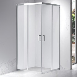 KABINA PRYSZNICOWA KWADRATOWA KZ102B CHROM 90x90 CM KZ102B-90