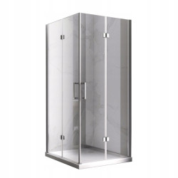 KABINA PRYSZNICOWA KWADRATOWA KZ08C CHROM 90x90 CM KZ08C-90