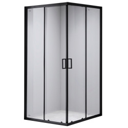 KABINA PRYSZNICOWA KWADRATOWA BL30B CZARNA 90x90 CM BL30B-90