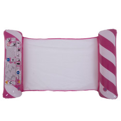HAMAK MATERAC POMPOWANY BASENOWY DO PŁYWANIA SIATECZKOWY PINKY 120x72 CM PINKY