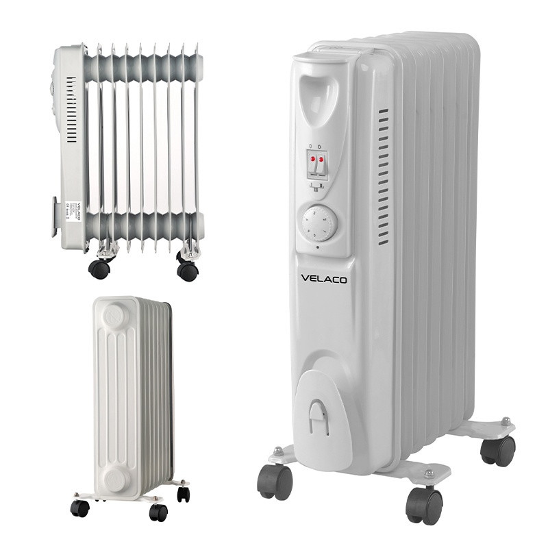 GRZEJNIK OLEJOWY ELEKTRYCZNY 9 ŻEBER TERMOSTAT MERAPI 2000 WAT MERAPI