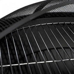 GRILL OGRODOWY WĘGLOWY Z POKRYWĄ VL07 CZARNY VL07-BLACK