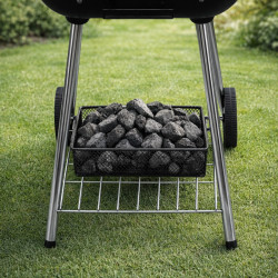 GRILL OGRODOWY WĘGLOWY Z POKRYWĄ VL05 CZARNY VL05-BLACK