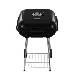 GRILL OGRODOWY WĘGLOWY Z POKRYWĄ VL05 CZARNY VL05-BLACK