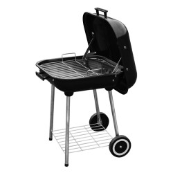 GRILL OGRODOWY WĘGLOWY Z POKRYWĄ VL05 CZARNY VL05-BLACK