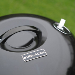 GRILL OGRODOWY WĘGLOWY Z POKRYWĄ OKRĄGŁY VL16 CZARNY VL16-BLACK