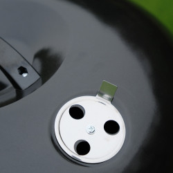 GRILL OGRODOWY WĘGLOWY Z POKRYWĄ OKRĄGŁY VL16 CZARNY VL16-BLACK
