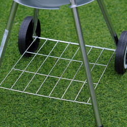GRILL OGRODOWY WĘGLOWY Z POKRYWĄ OKRĄGŁY VL16 CZARNY VL16-BLACK
