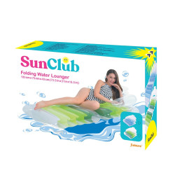 FOTEL MATERAC POMPOWANY DO PŁYWANIA SIESTA-BLUE 2w1 180x79 CM SIESTA-BLUE