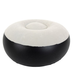 FOTEL DMUCHANY POMPOWANY Z PODNOŻKIEM PUFĄ NA PLAŻĘ OGRÓD COMFY COMFY