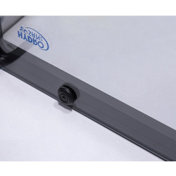 DRZWI PYSZNICOWE UCHYLNE SH08A DO WNĘKI CZARNE 80 CM 6 MM SH08A-BL-80