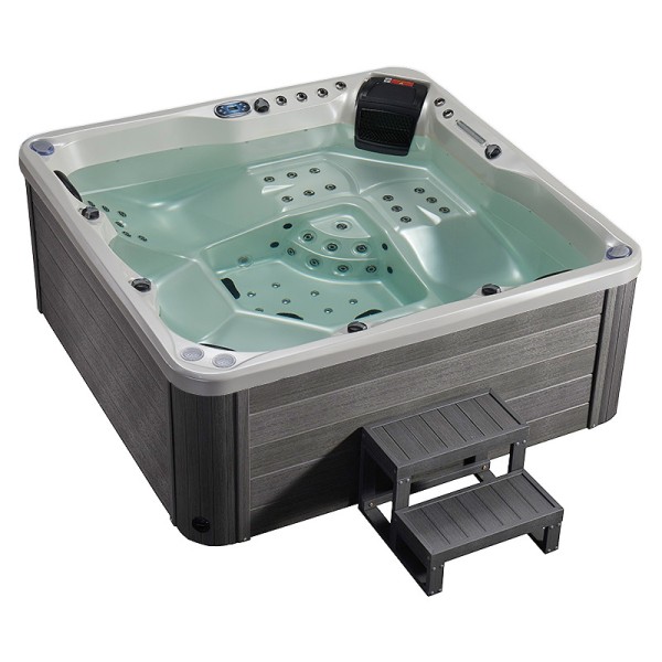 JACUZZI OGRODOWE WANNA SPA741 200x200 BIAŁA PERŁA OBUDOWA SZARA JACUZZI OGRODOWE WANNA SPA741 200x200 BIAŁA PERŁA OBUDOWA SZARA