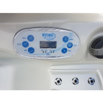 JACUZZI OGRODOWE WANNA SPA741 200x200 BIAŁA PERŁA OBUDOWA SZARA