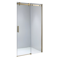 DRZWI PRYSZNICOWE SH03D ZŁOTE 115-120 CM 8 MM SH03D-GL-120