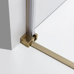 DRZWI PRYSZNICOWE SH03C ZŁOTE 105-110 CM 8 MM SH03C-GL-110