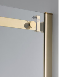 DRZWI PRYSZNICOWE SH03B ZŁOTE 95-100 CM 8 MM SH03B-GL-100