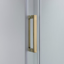 DRZWI PRYSZNICOWE SH03B ZŁOTE 95-100 CM 8 MM SH03B-GL-100