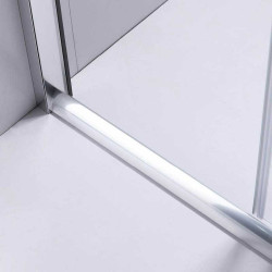 DRZWI PRYSZNICOWE SH02B CHROM 90 CM 6 MM SH02B-90
