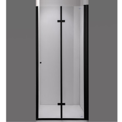 DRZWI PRYSZNICOWE SH01E CZARNE 120 CM 6 MM SH01E-BL-120