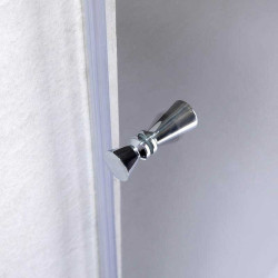 DRZWI PRYSZNICOWE SH01E CHROM 120 CM 6 MM SH01E-120