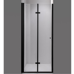 DRZWI PRYSZNICOWE SH01D CZARNE 110 CM 6MM SH01D-BL-110