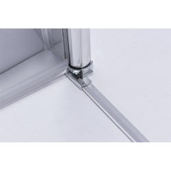 DRZWI PRYSZNICOWE SH01D CHROM 110 CM 6 MM SH01D-110